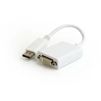 Gembird A-DPM-DVIF-03-W DisplayPort to Dual-Link DVI-I (24+5) Adapter Cable White
