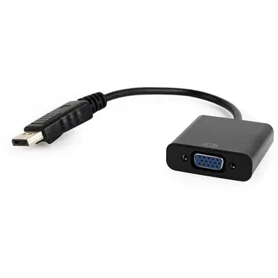 Gembird AB-DPM-VGAF-02 DisplayPort to VGA adapter cable blister Black