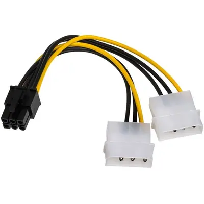 Akyga AK-CA-13 2x Molex/PCI-Express 6-pin Adapter