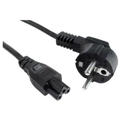 Akyga AK-NB-01A Cloverleaf Power Cable 1,5m Black