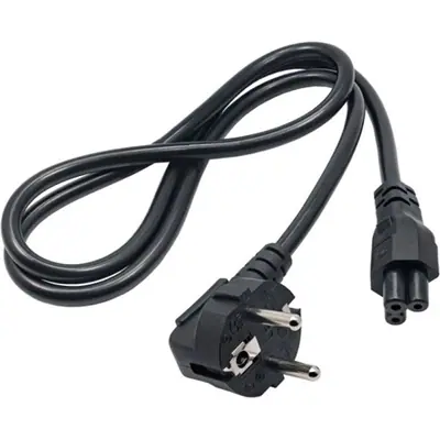Akyga AK-NB-08A Cloverleaf Power Cable 1m Black