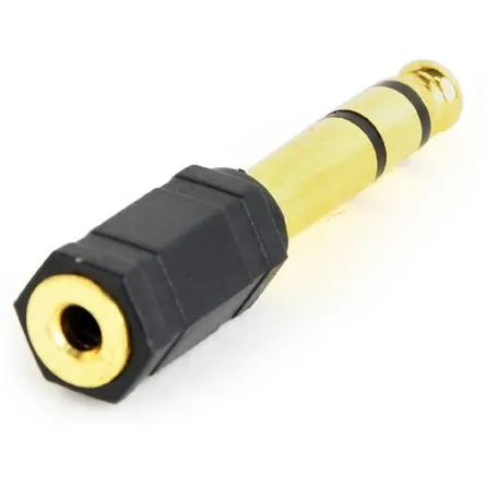 Gembird 6.35 mm to 3.5 mm audio adapter plug