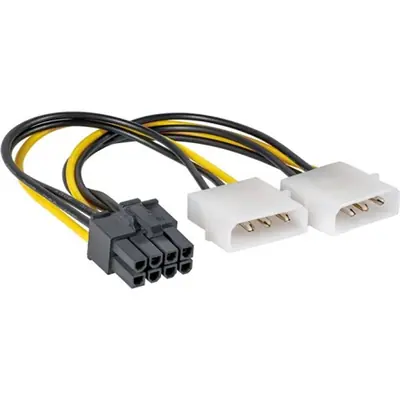 Akyga AK-CA-29 Adapter 2x Molex/PCI-Express 8-pin
