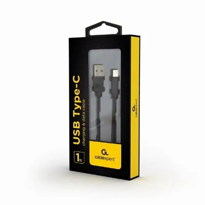 Gembird USB-C Type cable 1m Black – 2. kép