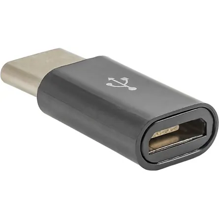 Akyga AK-AD-46 microUSB-USB Type-C Adapter Black – 2. kép