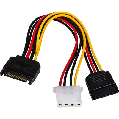 Akyga AK-CA-32 SATA /MOLEX átalakító Y kábel