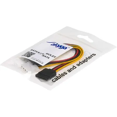 Akyga AK-CA-32 SATA /MOLEX átalakító Y kábel – 2. kép