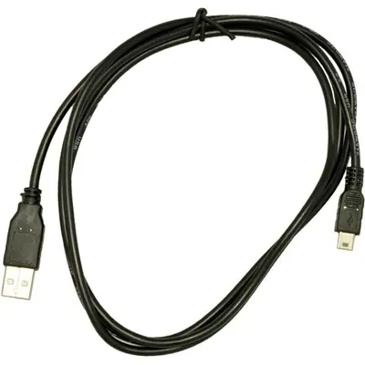 Akyga AK-USB-03 USB-A 2.0 -> USB-B 2.0 mini 5pin M/M adatkábel 1.8m fekete – 2. kép