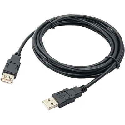 Akyga AK-USB-19 USB AM-AF cable 3m Black