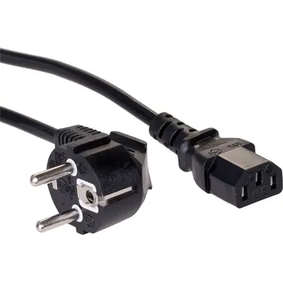 Akyga AK-PC-06A PC Power Cord Cable 3m Black