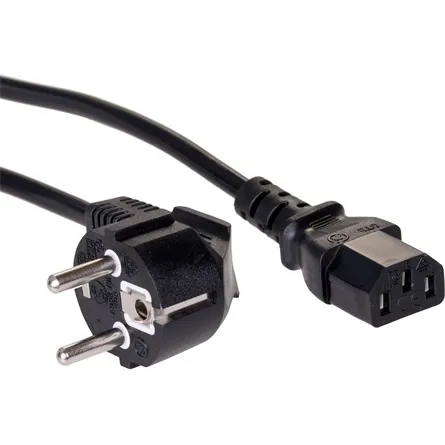 Akyga AK-PC-06A PC Power Cord Cable 3m Black