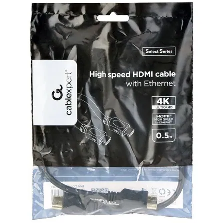 Gembird HDMI 2.0 -> HDMI 2.0 M/M video kábel 0.5m fekete CCS – 3. kép