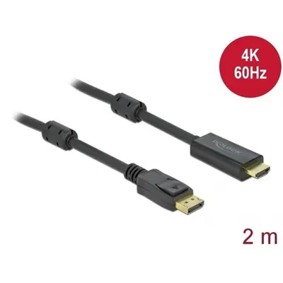 DisplayPort-HDMI kábel 2m v1.2 Delock 85956