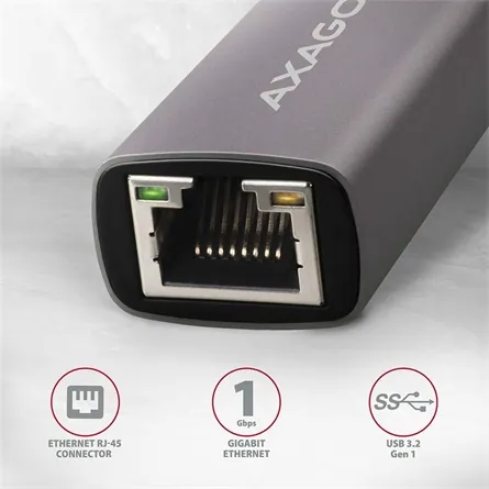AXAGON ADE-TR USB3.2 SuperSpeed USB Gigabit Ethernet – 2. kép