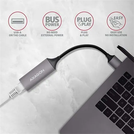 AXAGON ADE-TR USB3.2 SuperSpeed USB Gigabit Ethernet – 3. kép