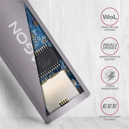 AXAGON ADE-TR USB3.2 SuperSpeed USB Gigabit Ethernet – 5. kép