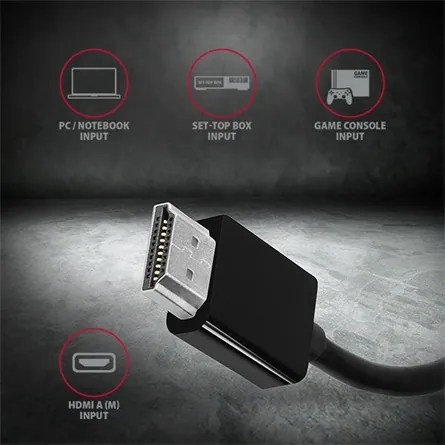 AXAGON RVH-VGN HDMI > VGA Adapter FullHD – 3. kép