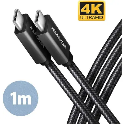 AXAGON BUCM32-CM10AB Speed+ USB-C > USB-C 3.2 Gen 2 Cable 1m Black