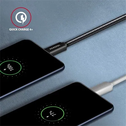 AXAGON BUCM32-CM10AB Speed+ USB-C > USB-C 3.2 Gen 2 Cable 1m Black – 5. kép