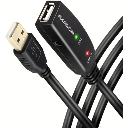 AXAGON ADR-205 USB Repeater cable 5m Black