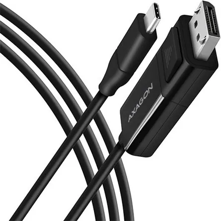 AXAGON RVC-DPC USB-C > DisplayPort cable 1,8m Black