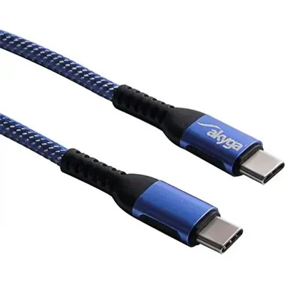 Akyga AK-USB-37 Cable USB Type-C (m) / USB Type-C (m) ver 2.0 100W 1m – 2. kép