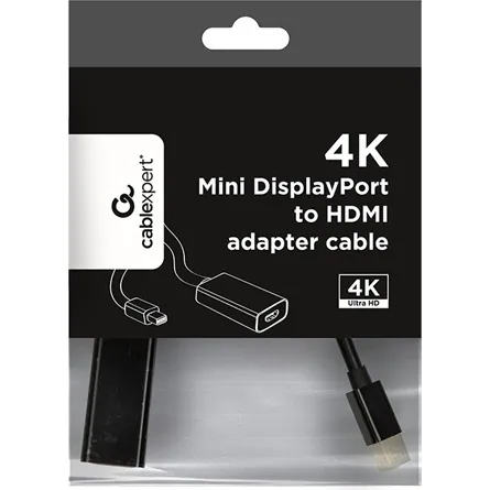 Gembird 4K Mini DisplayPort to HDMI Adapter Cable Black – 2. kép