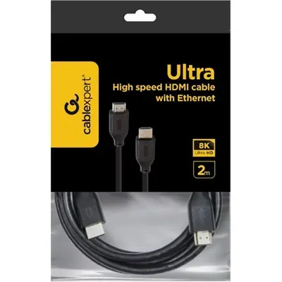 Gembird HDMI-HDMI 2.1 8K Ultra High Speed HDMI with Ethernet cable 2m Black – 2. kép