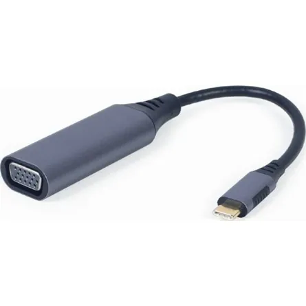 Gembird A-USB3C-VGA-01 USB Type-C to VGA Display Adapter Space Grey