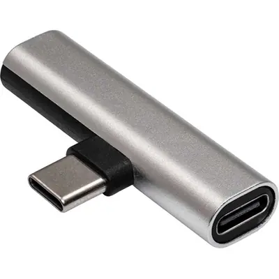 Akyga USB type C /USB type C /Jack 3.5mm adapter Grey – 2. kép