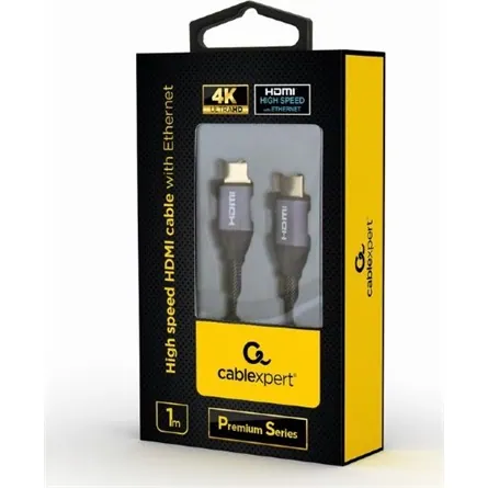 Gembird CCBP-HDMI-1M High speed HDMI with Ethernet Premium Series cable 1m Black – 2. kép