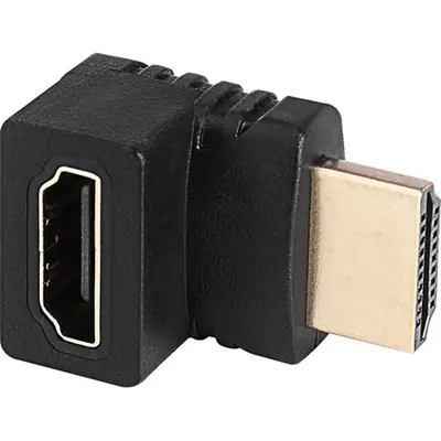 Akyga AK-AD-70 HDMI-M / HDMI-F 90° felfelé adapter Black