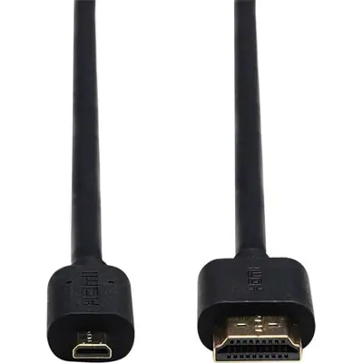 Obsbot HDMI micro D -> HDMI 1.4 M/M video kábel 1.5m fekete – 2. kép