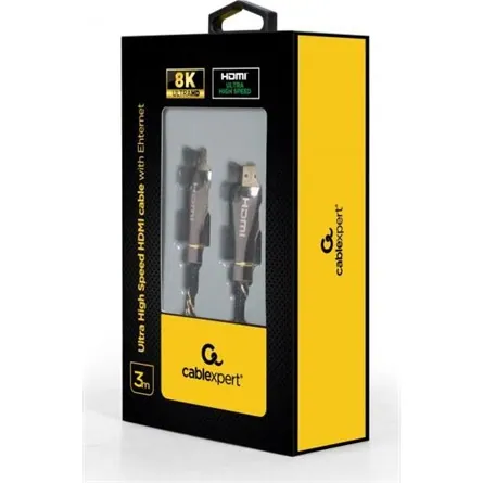 Gembird CCB-HDMI8K-3M Ultra High Speed HDMI cable with Ethernet 8K Select Plus Series 3m Grey – 2. kép