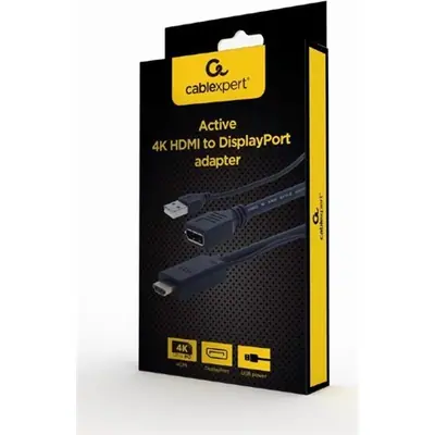 Gembird A-HDMIM-DPF-01 Active 4K HDMI to DisplayPort Adapter Black – 2. kép