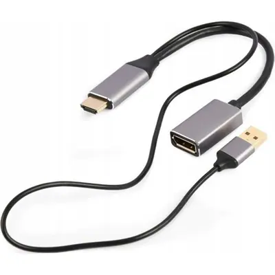 Gembird A-HDMIM-DPF-02 Active 4K HDMI male to DisplayPort female adapter Black