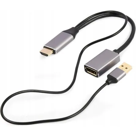 Gembird A-HDMIM-DPF-02 Active 4K HDMI male to DisplayPort female adapter Black