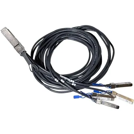 Mikrotik DQ+BC0003-DS+ QSFP56 200G to 4x 50G Breakout Cable 3m Black