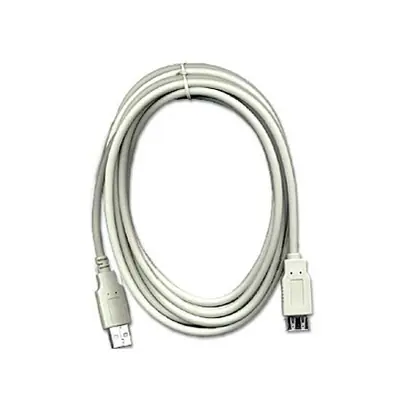 OEM USB-A 2.0 - USB-A 2.0 M/F adatkábel hosszabbító 3m szürke