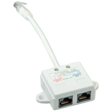 Roline RJ45 CAT5e UTP -> 2db RJ45 CAT5e UTP M/F adapter – 2. kép