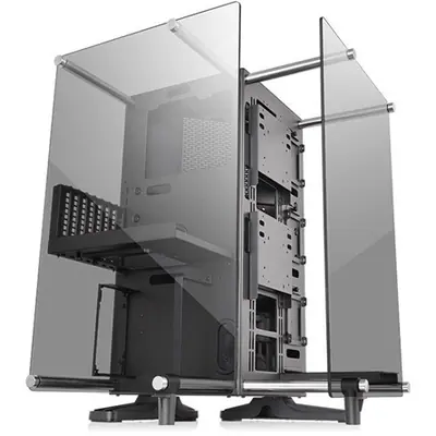 Thermaltake Core P90 Tempered Glass Edition táp nélküli ablakos Mid Tower számítógépház fekete – 2. kép