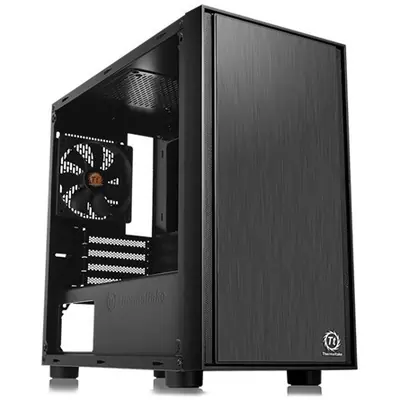 Thermaltake Versa H17 Window táp nélküli ablakos mATX számítógépház fekete – 2. kép