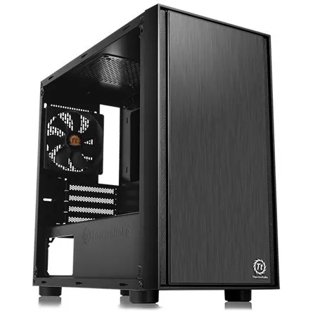 Thermaltake Versa H17 Window táp nélküli ablakos mATX számítógépház fekete – 2. kép