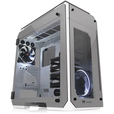 Thermaltake View 71 Tempered Glass Snow Edition táp nélküli ablakos Full Tower számítógépház fehér