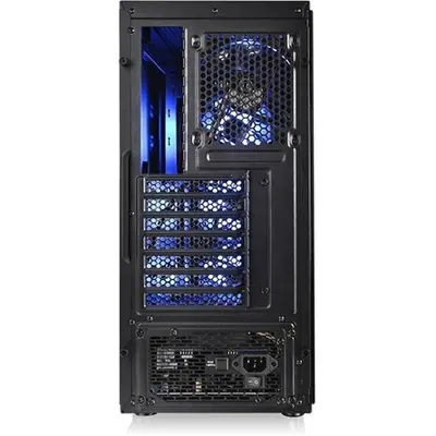 Thermaltake Versa J24 Tempered Glass RGB Edition táp nélküli ablakos Mid Tower számítógépház fekete – 2. kép