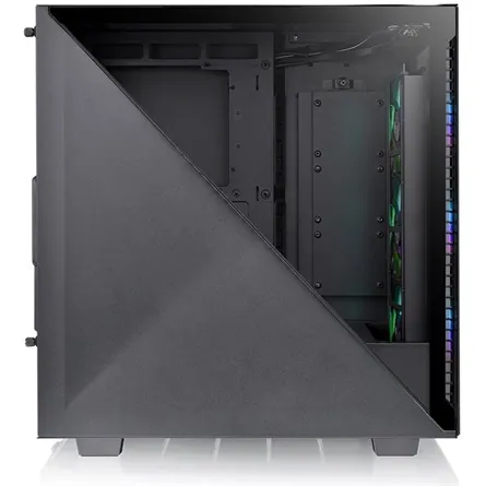 Thermaltake Divider 300 TG ARGB táp nélküli ablakos Mid Tower számítógépház fekete – 3. kép