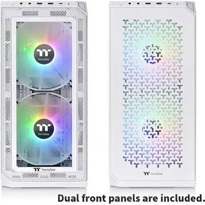 Thermaltake View 300 MX Snow táp nélküli ablakos Mid Tower számítógépház fehér – 2. kép