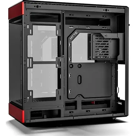 HYTE Y60 táp nélküli ablakos Mid Tower számítógépház piros-fekete – 5. kép