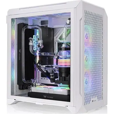 Thermaltake CTE C700 Air Show táp nélküli ablakos Mid Tower számítógépház fehér – 2. kép