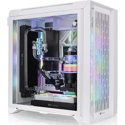 Thermaltake CTE C700 TG ARGB Snow táp nélküli ablakos Mid Tower számítógépház fehér – 2. kép